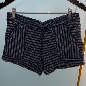 Rewind Blue Stripe Shorts Size Medium
